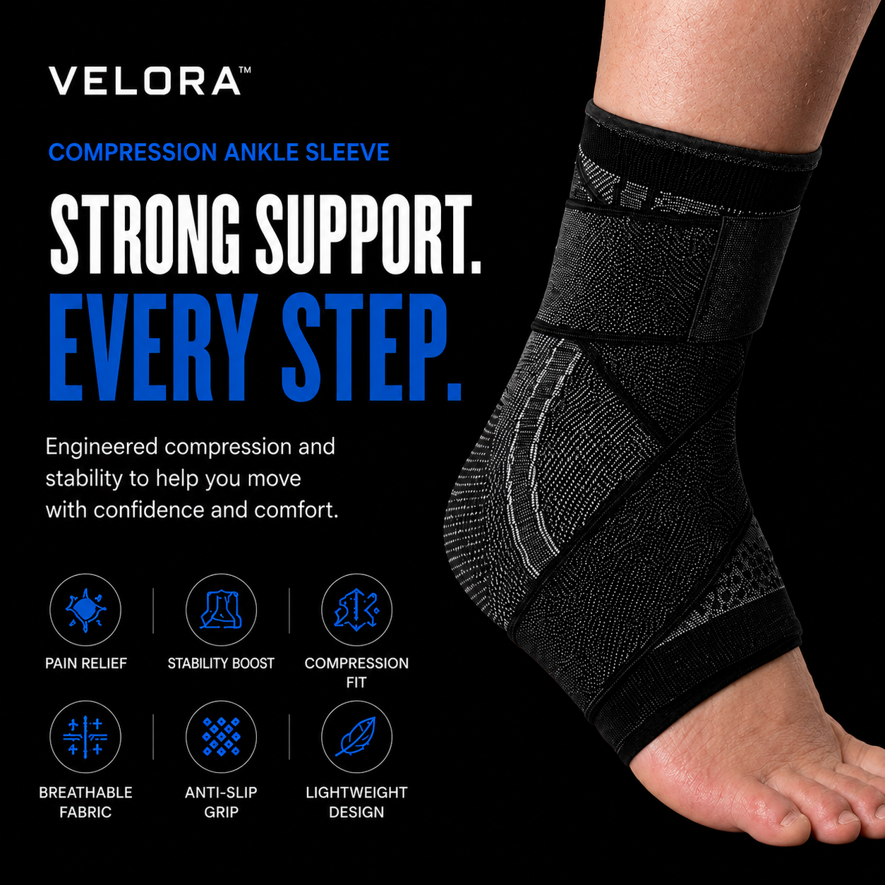 Velora™ Compression Ankle Sleeve