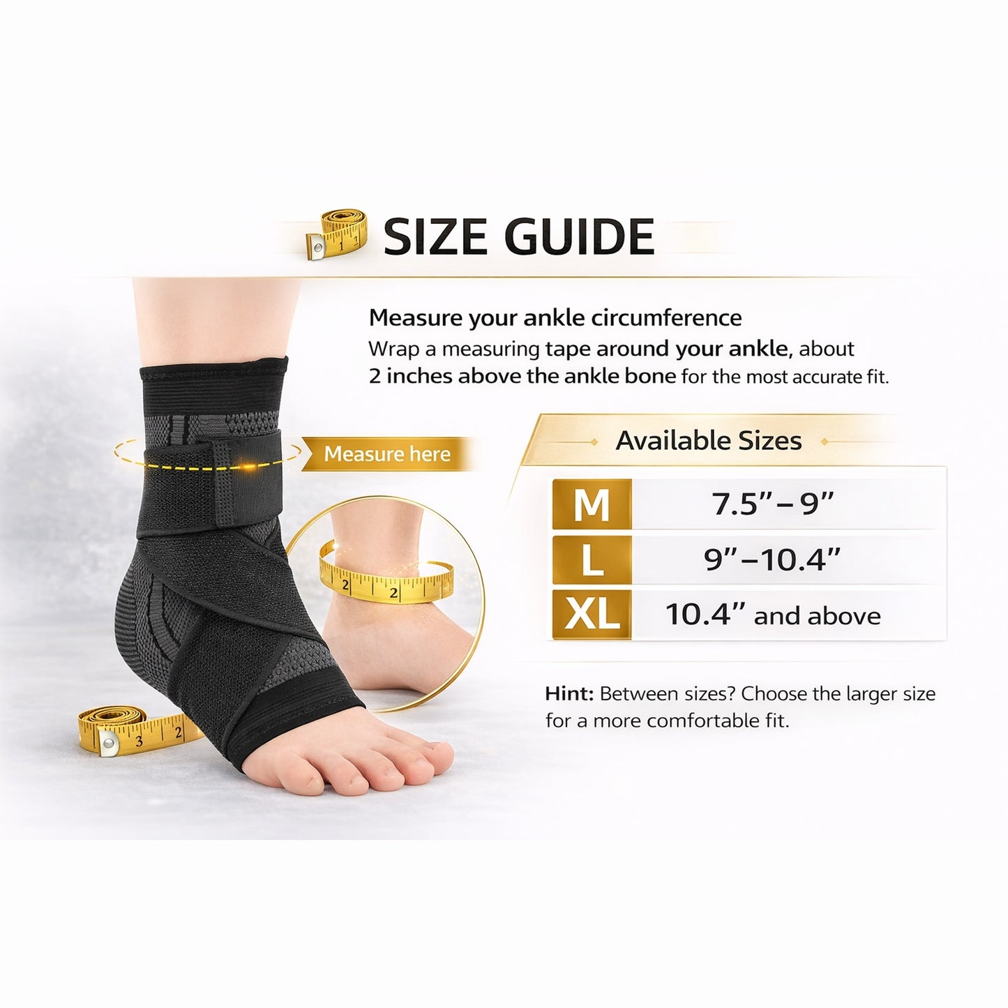 FlexGuard™️ Compression Ankle Support