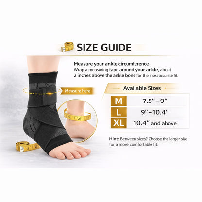 FlexGuard™️ Compression Ankle Support